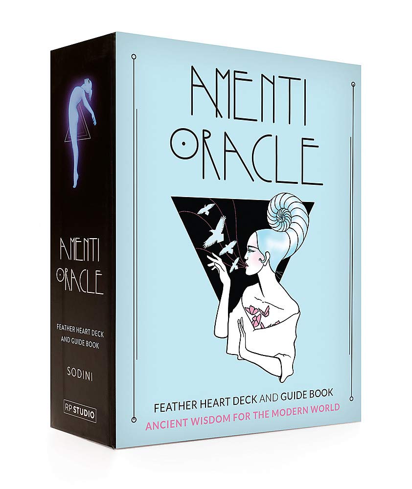 AMENTI ORACLE FEATHER HEART DECK AND GUIDEBOOK