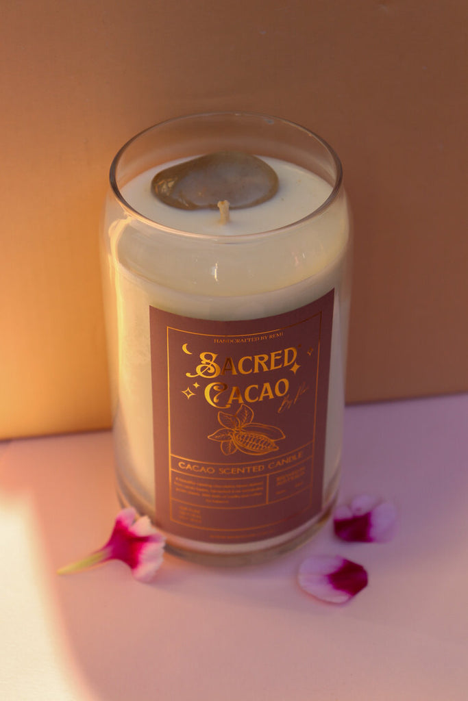 SACRED CACAO CANDLE / / REMI MOON