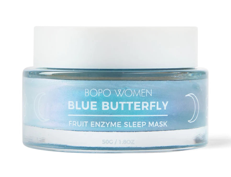Blue Butterfly Enzyme Sleep Mask