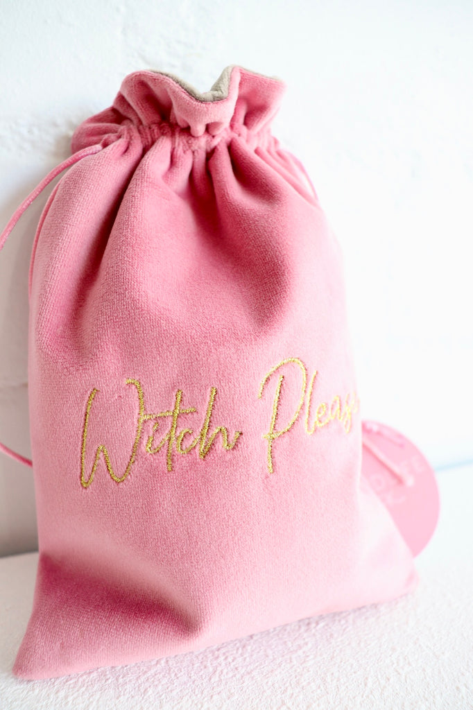 WITCH PLEASE EMBROIDERED TAROT BAG / / LITTLE WITCH CO EXCLUSIVE
