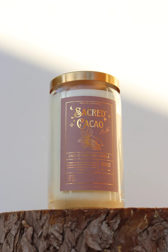 SACRED CACAO CANDLE / / REMI CANDLES