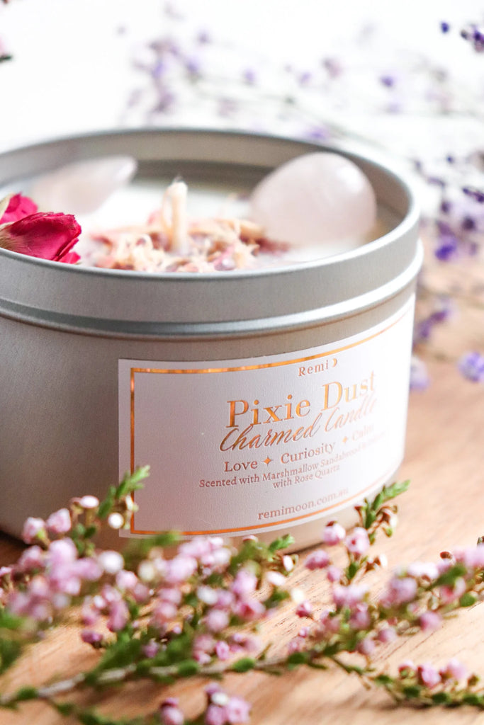 PIXIE DUST / / REMI MOON CHARMED CANDLE