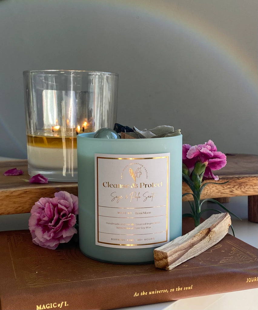 CLEANSE & PROTECT / / REMI MOON CANDLE