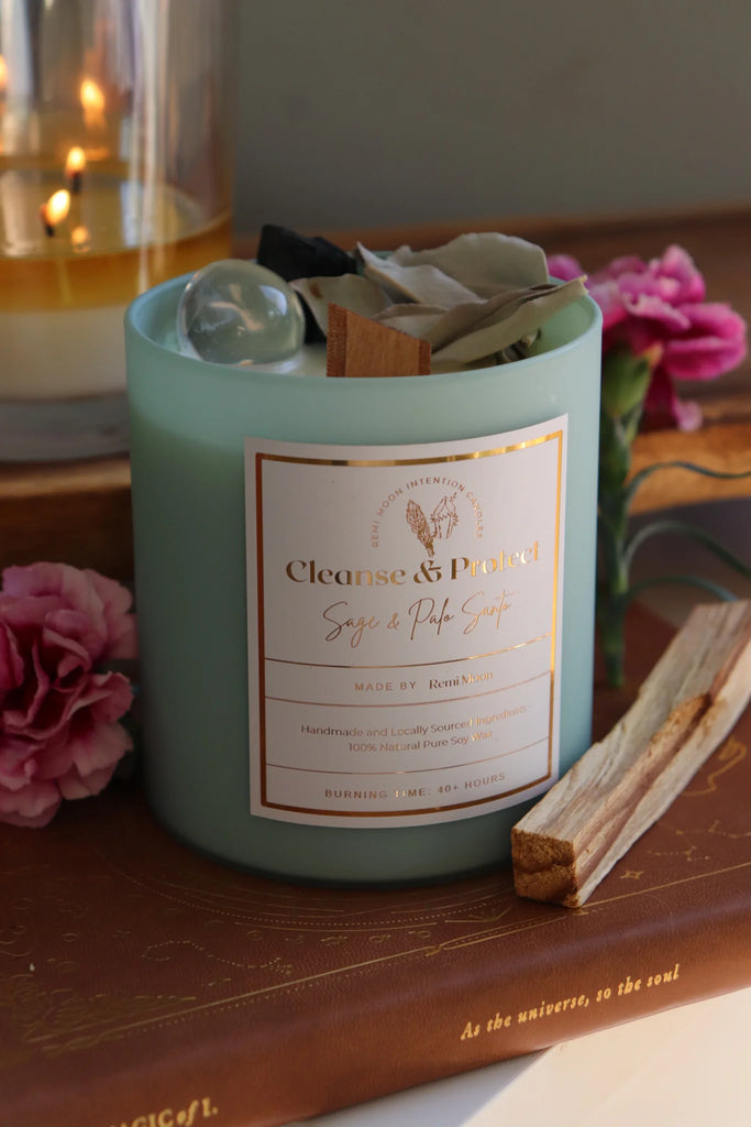 CLEANSE & PROTECT / / REMI MOON CANDLE